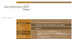 Desktop Screenshot of gau-suedwest.de